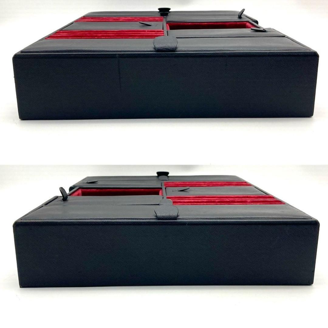 グッチ ジュエリーケース アクセサリーボックス ブラック レッド 70926