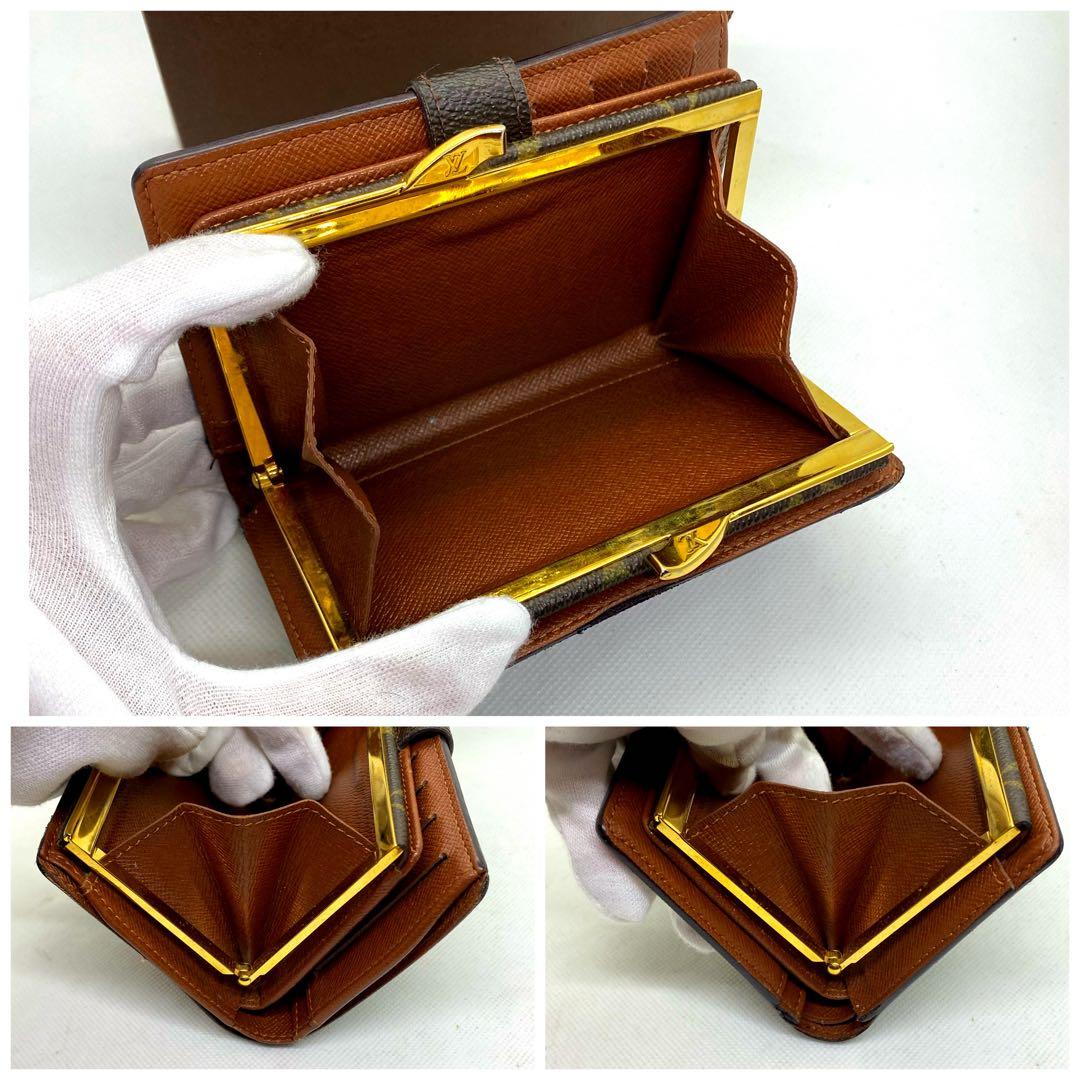 ❤️新品に近い❤️定価の半額以下‼️赤字価格‼️LV❤️モノグラム❤️がま口❤️ユニセックス