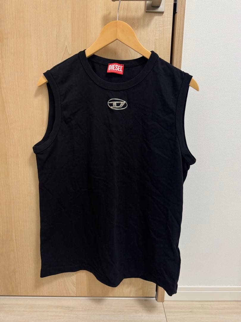 DIESEL ブラック タンクトップ Lサイズ