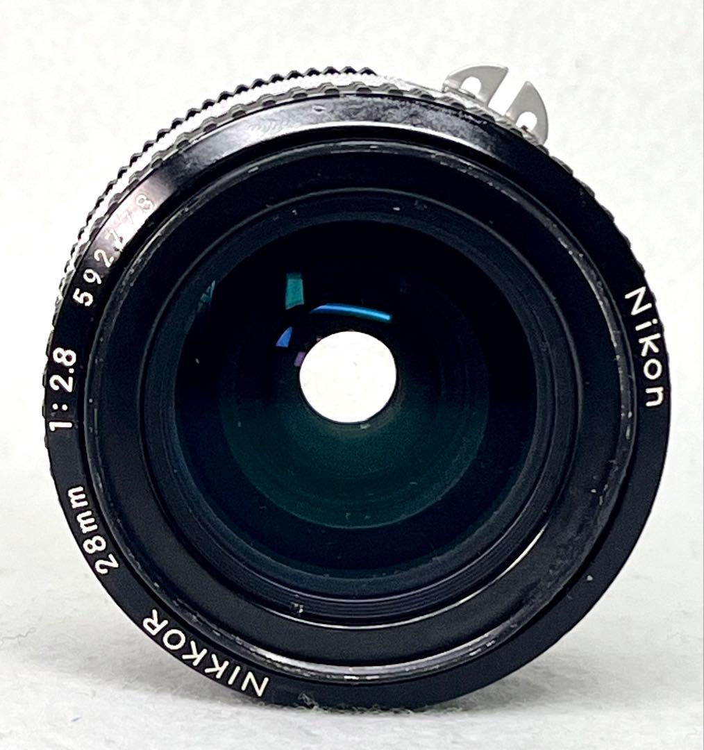 【実用良品】Nikkor 28mm f2.8 Ai 単焦点レンズ00289