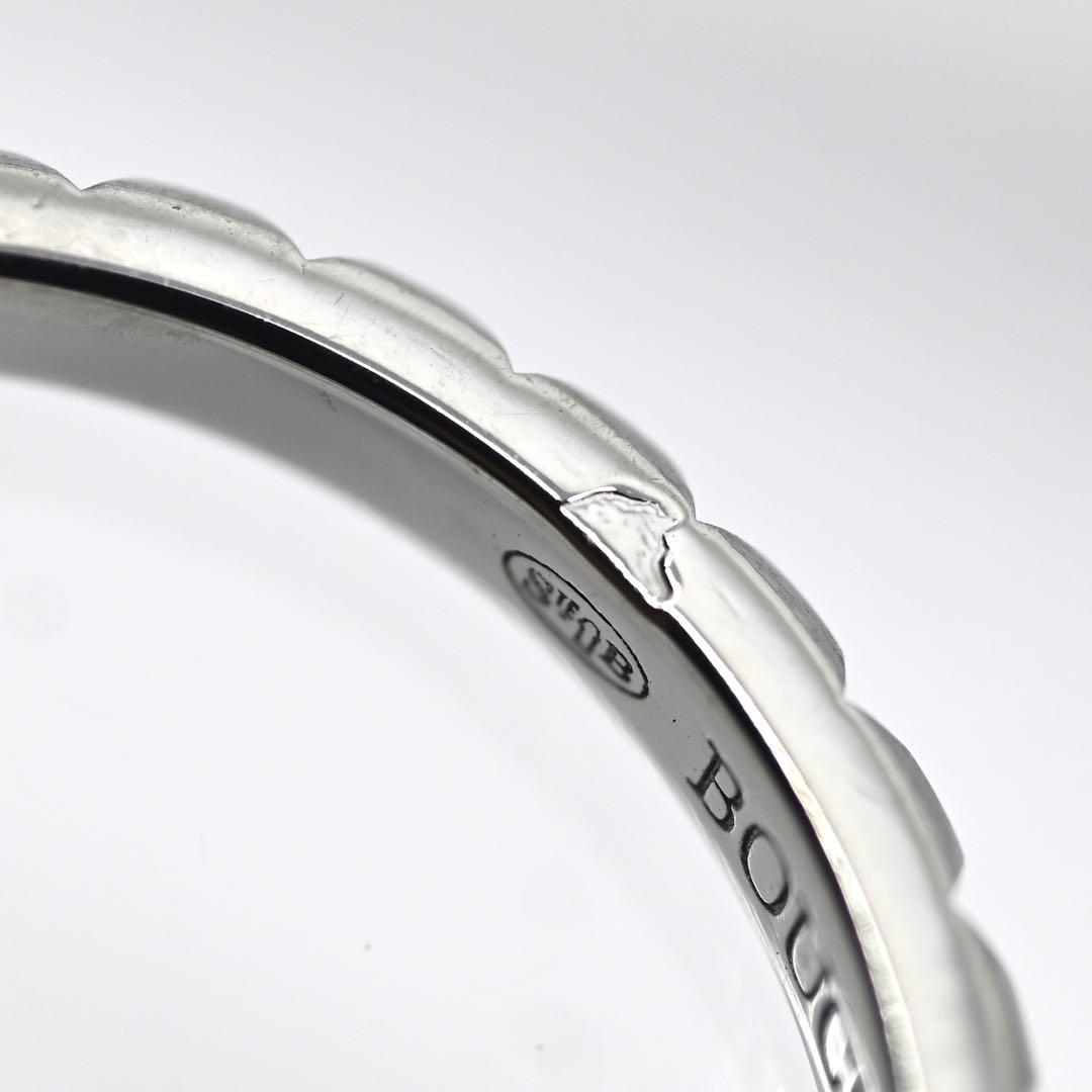 【新品仕上げ済】ブシュロン　　クル　ド　パリ　スモール　リング　950 指輪