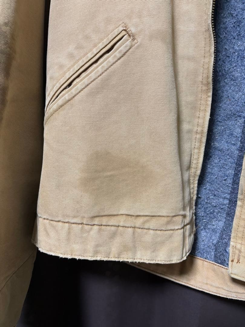 Carhartt デトロイトジャケットサイズ40 希少サイズ 短丈 ジップなし