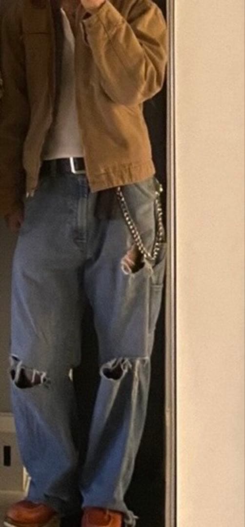 Carhartt デトロイトジャケットサイズ40 希少サイズ 短丈 ジップなし