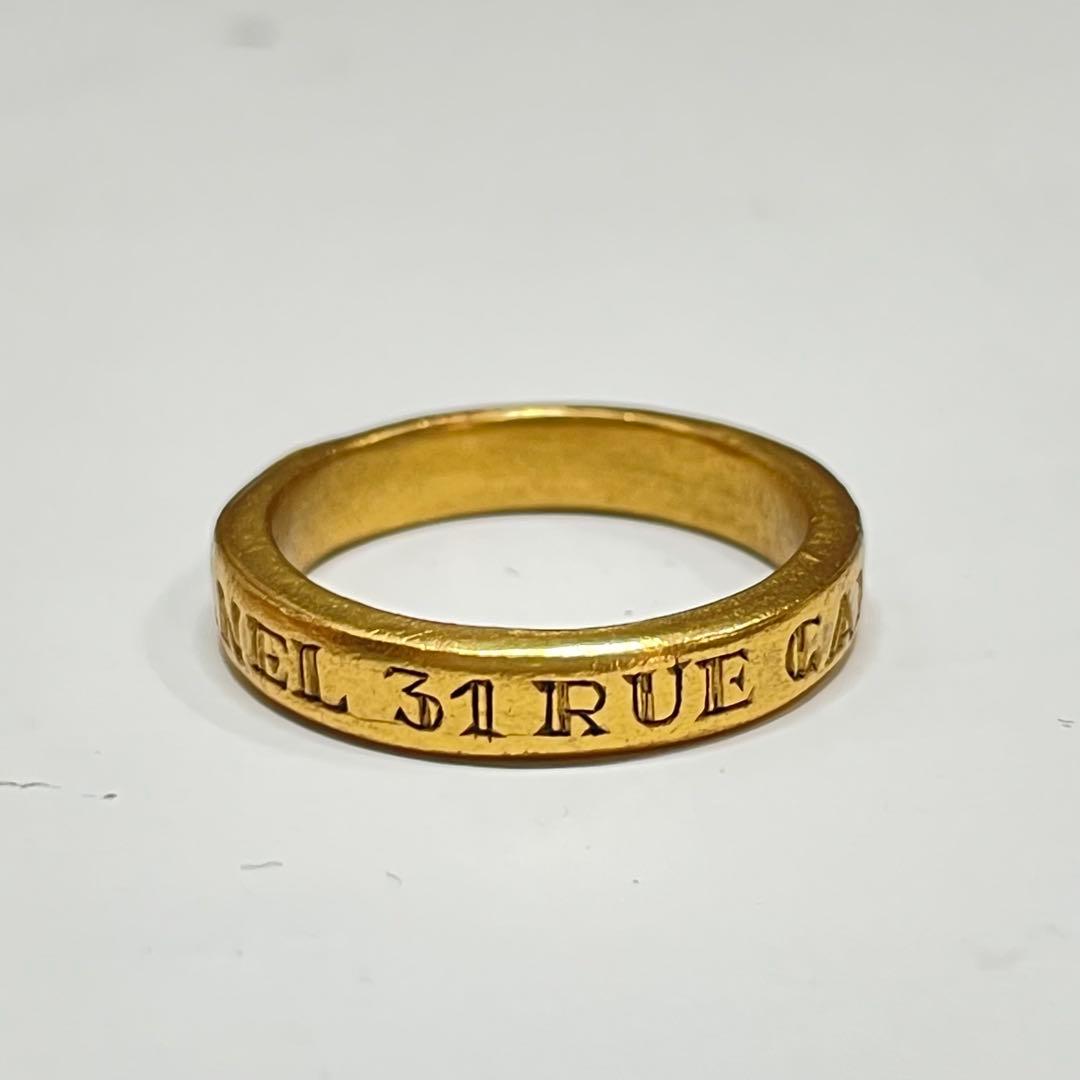 T*様 CHANEL ゴールドリング 31 RUE CAMBON