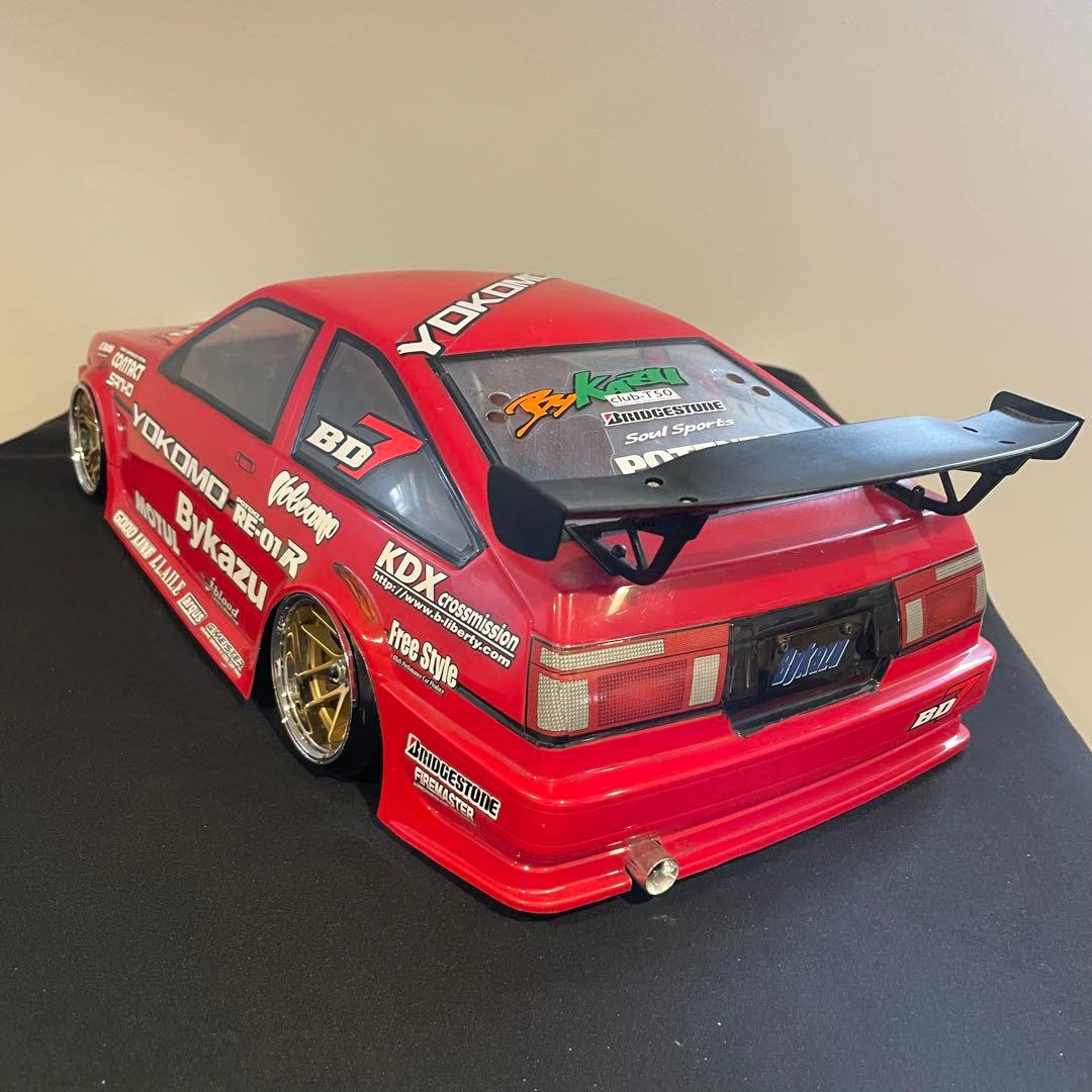 トヨタ　レビン86　ドリフト　1/10 ラジコン　ボディ　トレノ 85