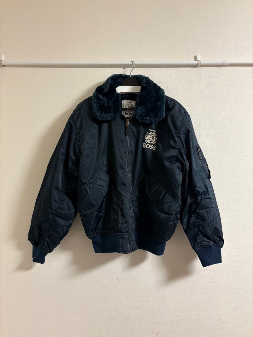 【美品】　希少　非売品　00s 90s サントリー　ボスジャン　b15 型 短丈