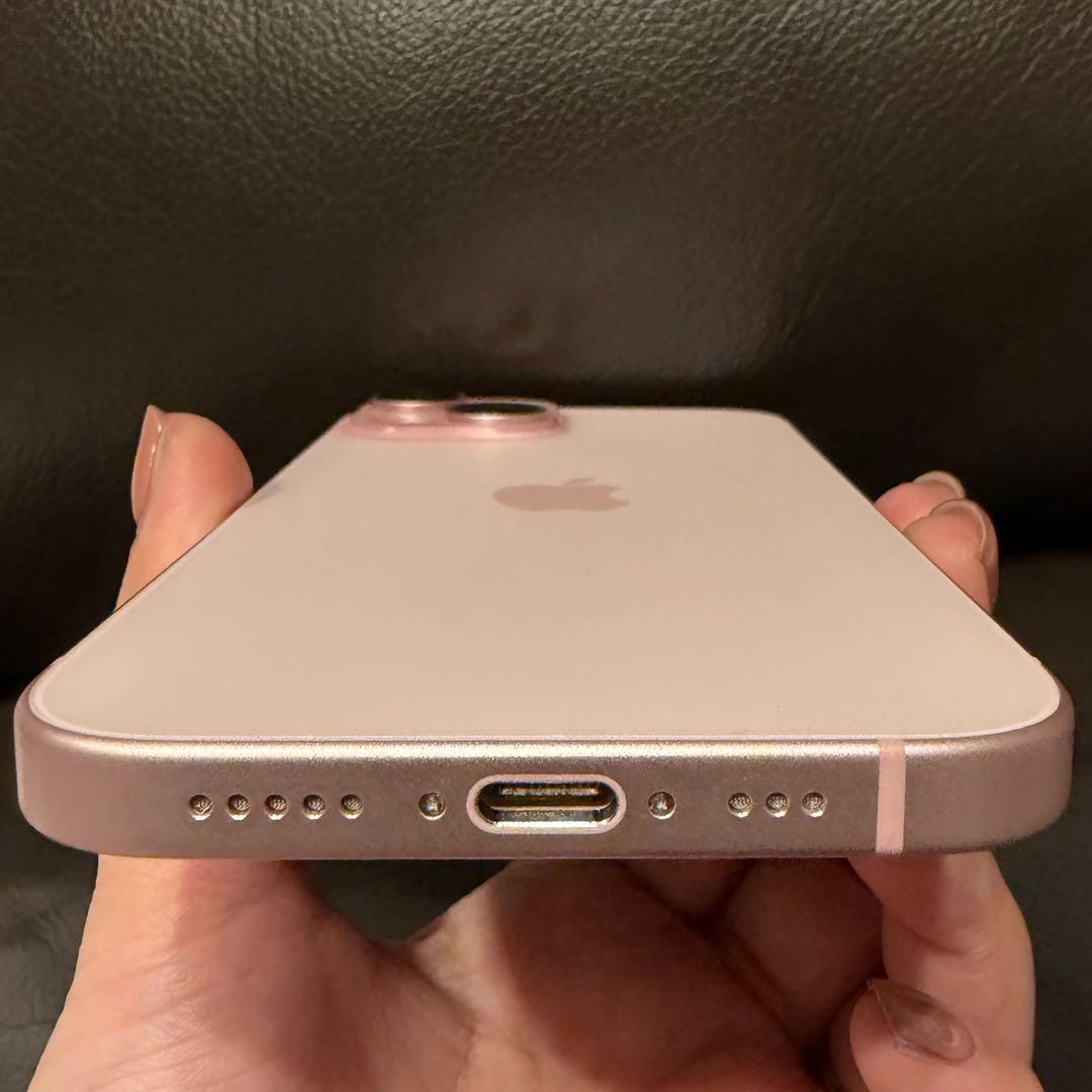【美品】 iPhone15 ピンク 128GB 傷なし