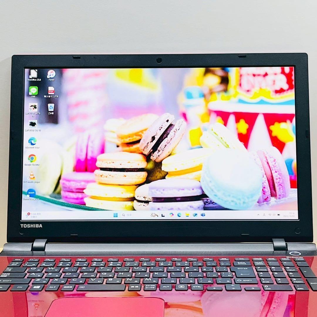 新品SSD✨Windows11 ノートパソコン 8GB カメラ DVD テンキー