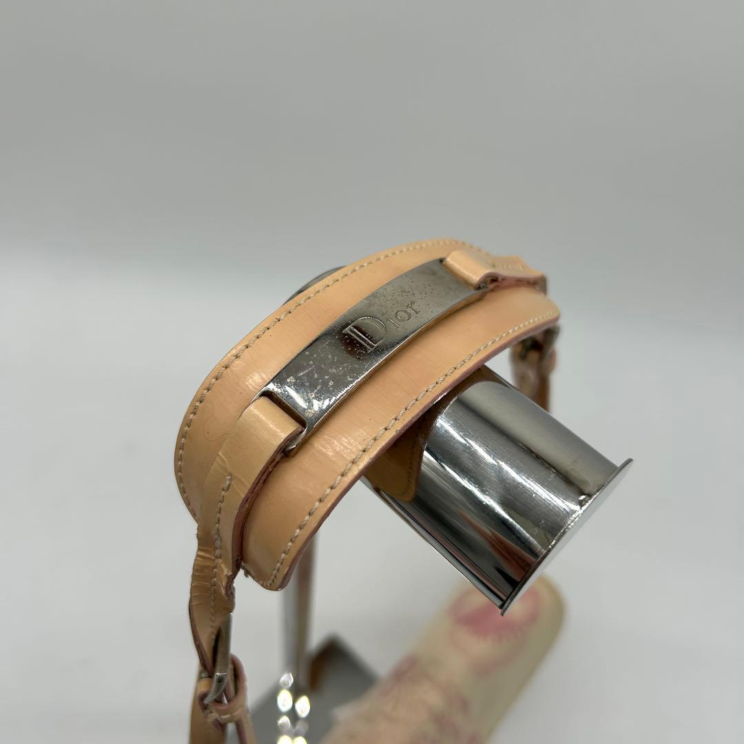 【稀少】クリスチャンディオール フローラ ショルダーバッグ キャンバス ピンク