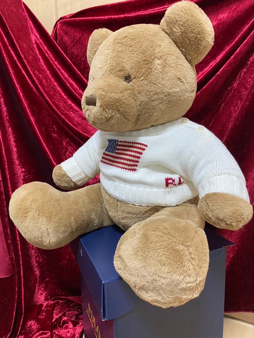ポロラルフローレンベアぬいぐるみ　(大)