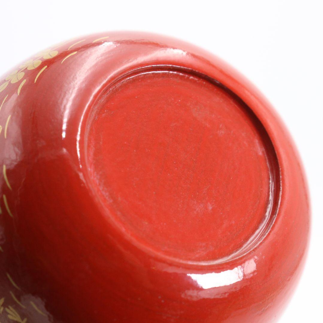 塗師 大端宗閑作 鵬雲斎好 春草蒔絵 一閑 大棗 茶道具 共箱　V935