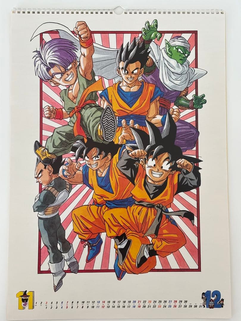 【美品】ドラゴンボール 2004年カレンダー 原作イラスト A2 鳥山明