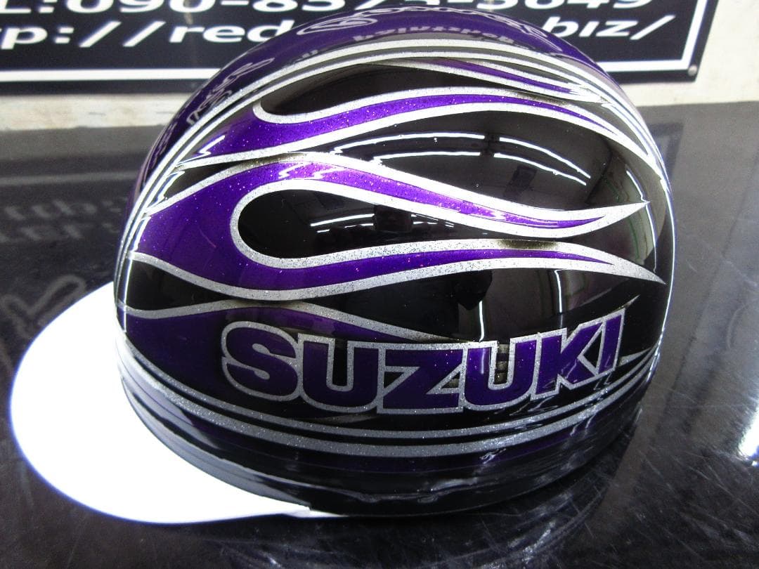 三つボタン‼送料込！！カスタムコルク半　スズキ　ファイヤーラメ最安値090