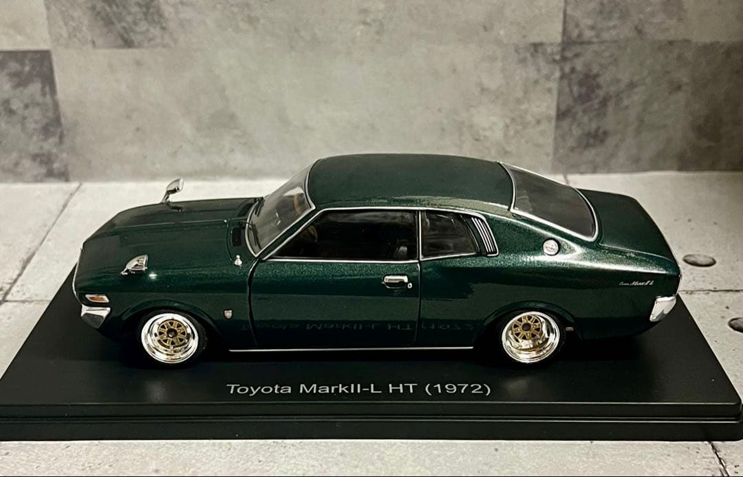 国産名車 1/24 トヨタ マークⅡ HT L カスタム 旧車 ミニカー