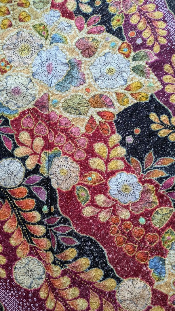 プロフ必読☆翠山工房☆辻が花☆絞り☆ほぼ新品