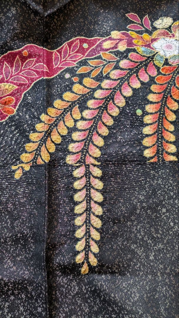 プロフ必読☆翠山工房☆辻が花☆絞り☆ほぼ新品