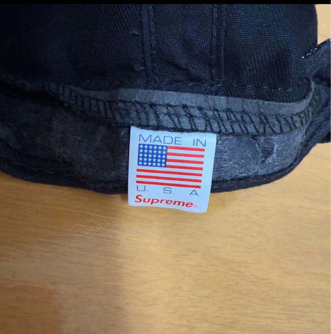 Supreme Classic Logo 6-Panel ブラック 14ss