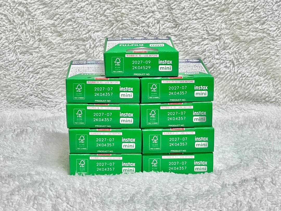 FUJIFILM instax mini チェキフィルム 10枚×9箱セット