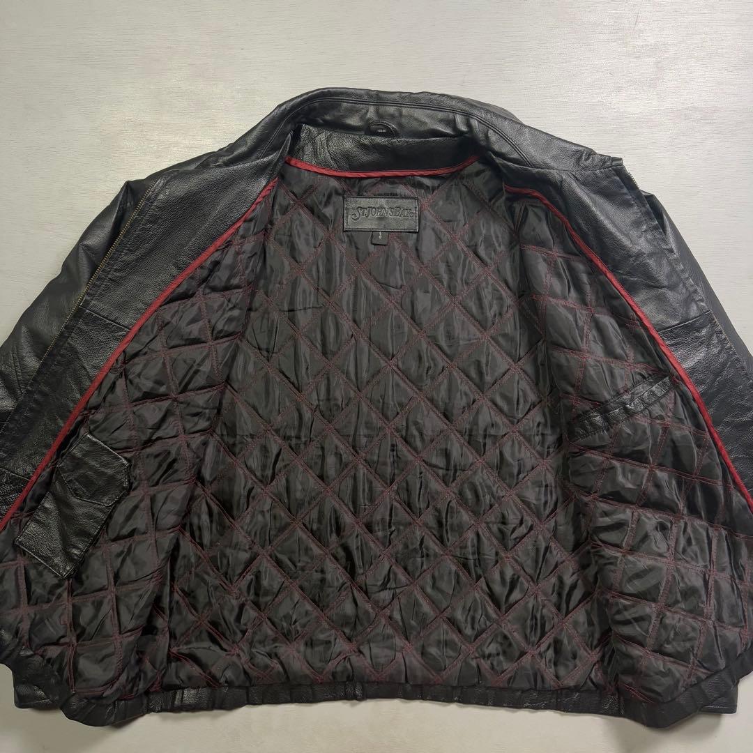 ST.JOHN'S BAY レザージャケット　A-2 本革 オールレザー ハルキ