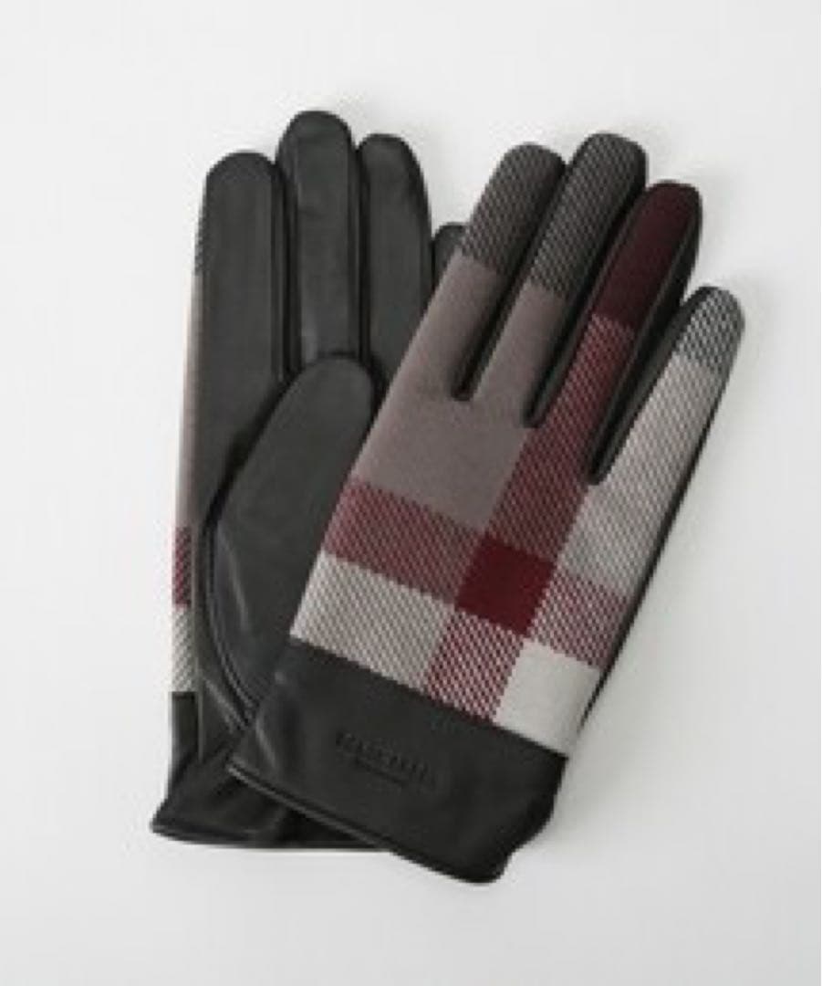 定価2.2万　未使用　ブラックレーベル　クレストブリッジ　チェック　グローブ