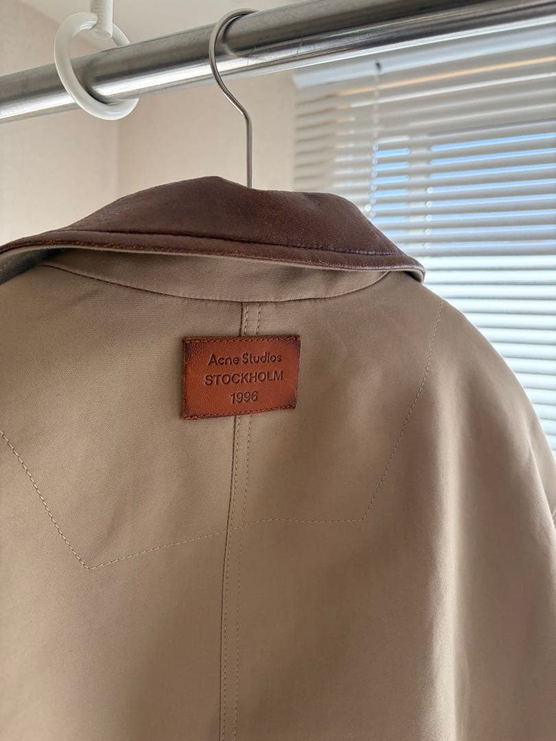 u*7様 Acne Studios ツイルジャケット カーキ 46 正規品 短丈