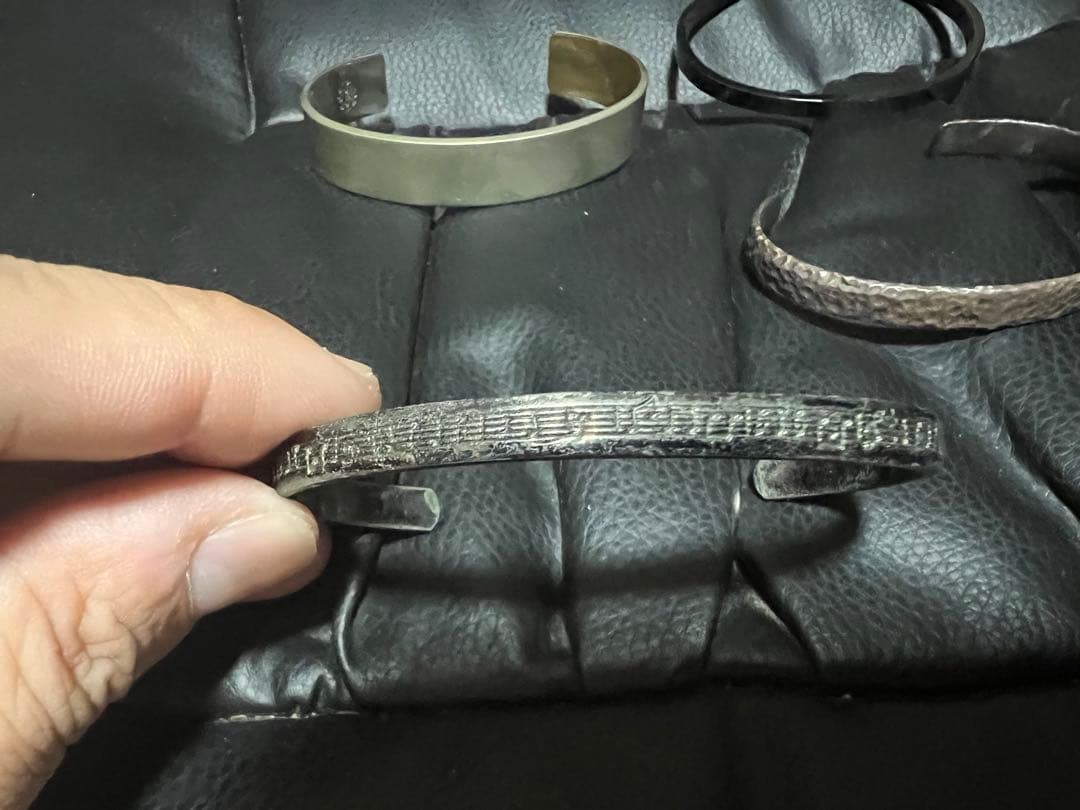 格安出品！ナンバーナインSHELLAC シェラックブランド不明バングル4点セット