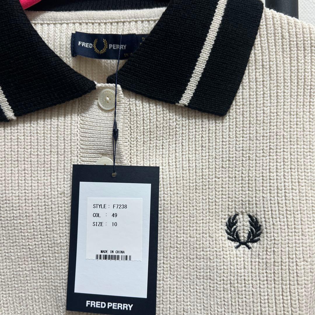 FRED PERRY 七分丈ニット　フレッドペリー
