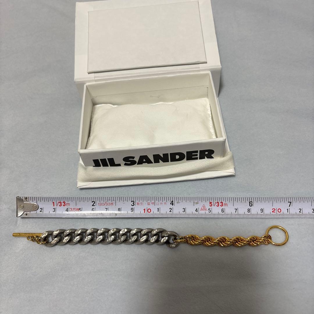 JIL SANDER チェーンブレスレット ゴールド・シルバー