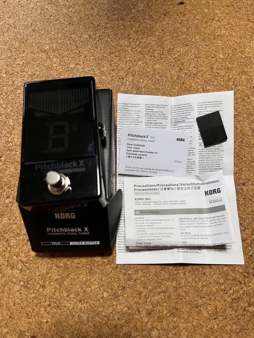 ギター korg pitchblack x