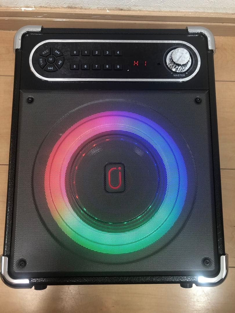 JYX S55カラオケセット ワイヤレスマイク×2 スピーカーBluetooth