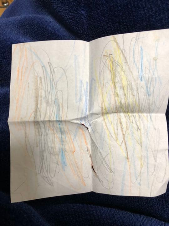 うちのソファから出てきた見覚えのない折り紙