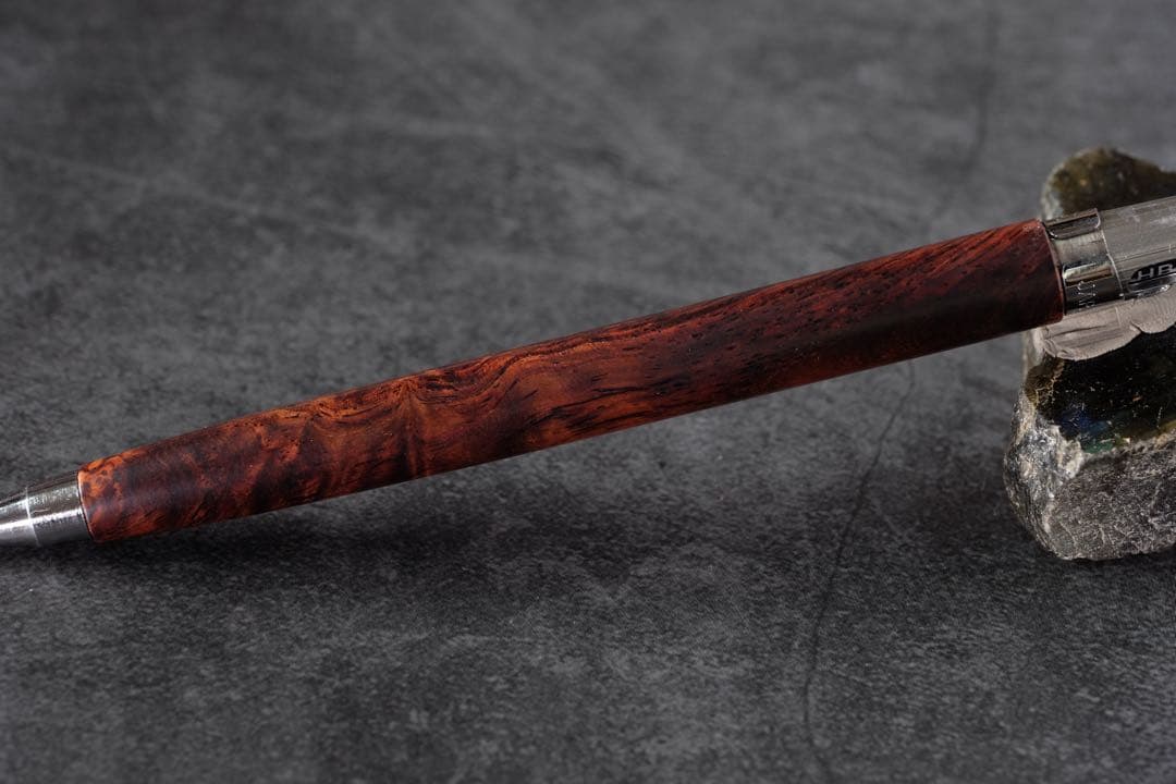 PG5木軸カスタム0184　高村杢工房 製図用シャーペン　ホンジュラスローズ瘤