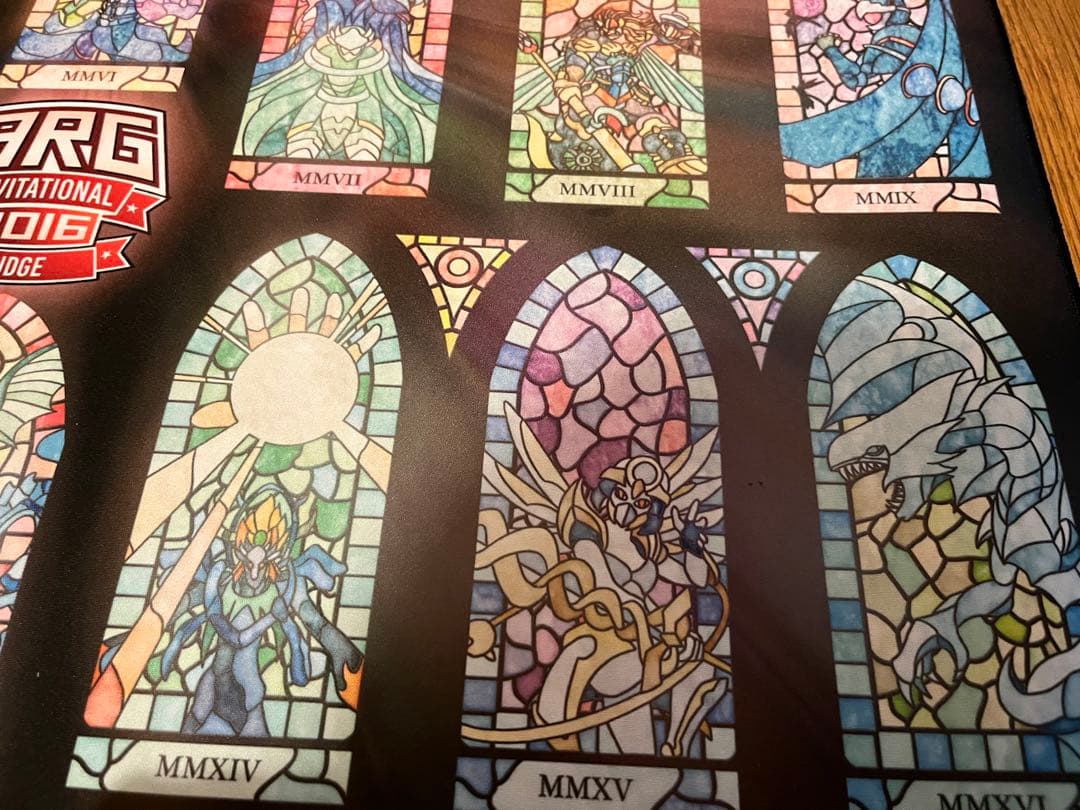 遊戯王　海外　プレイマット　ARG2016 ステンドグラス
