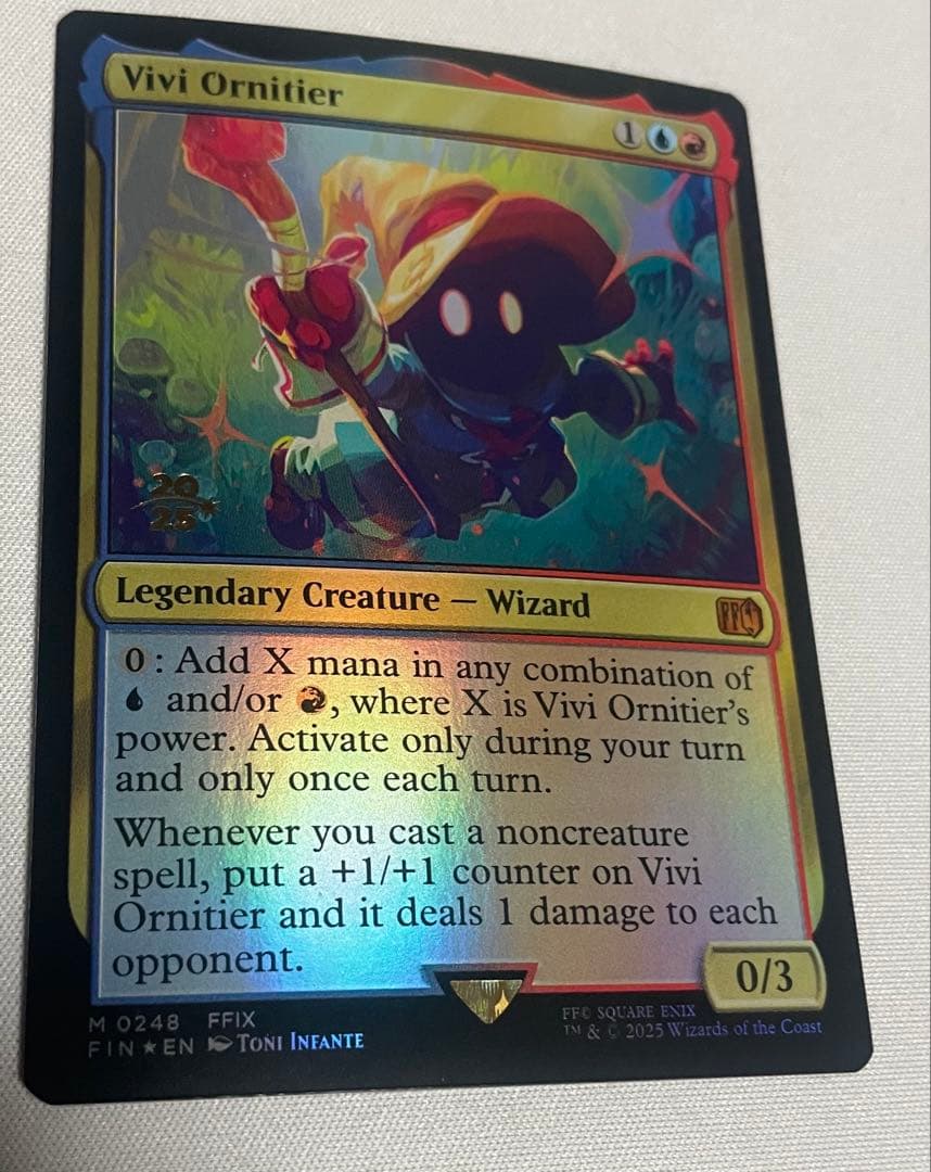 【英語プレリリース foil】迷える黒魔道士、ビビ