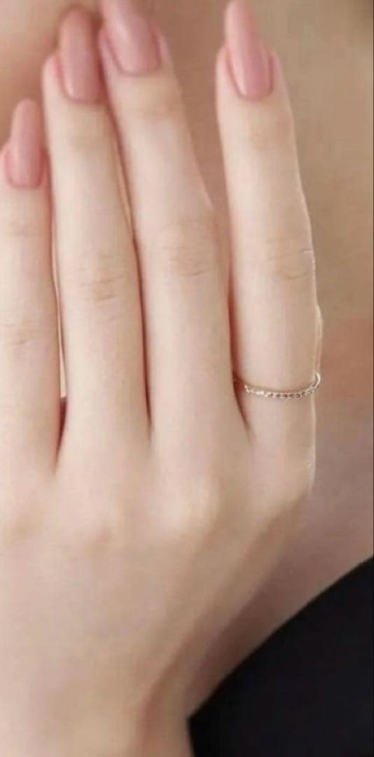 ココシュニック　K10カットワーク極光細 リング　12号