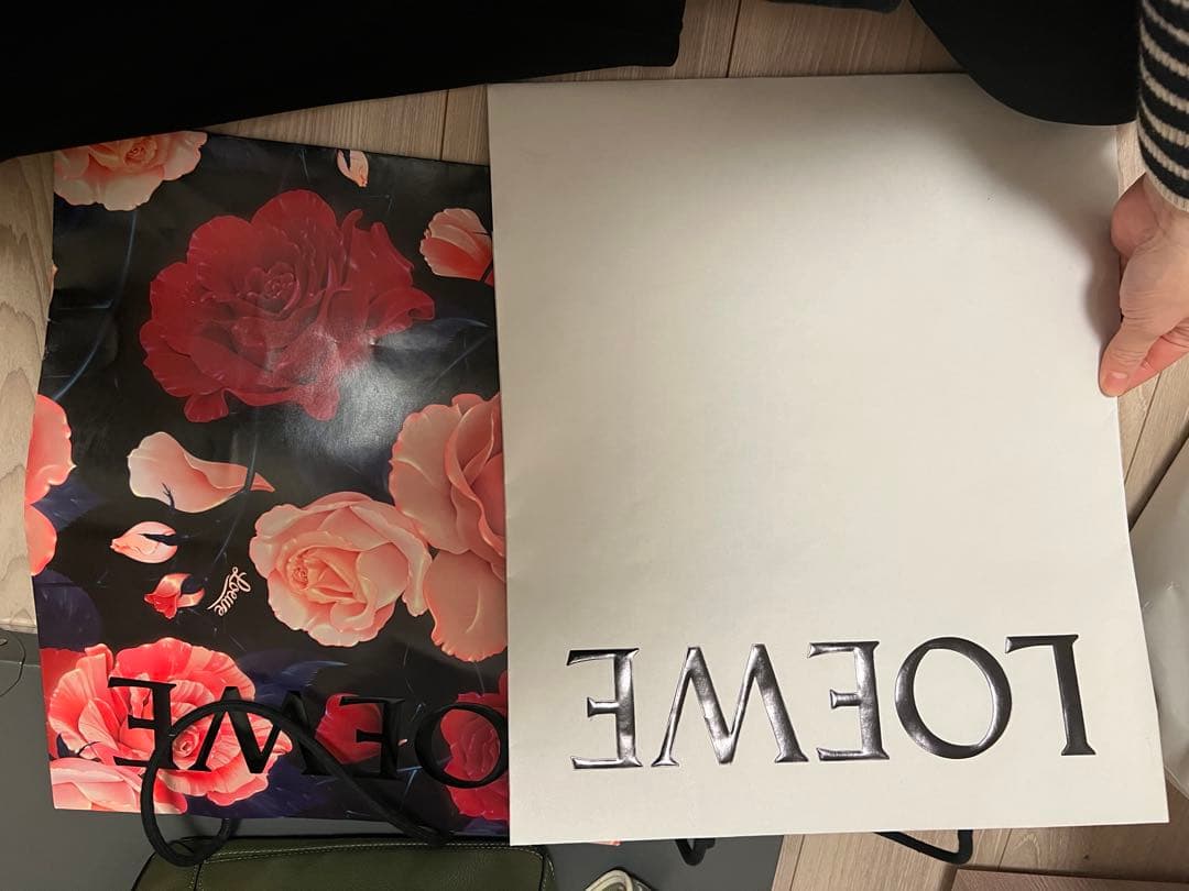 LOEWE アボカド　レザーショルダーバッグ　パズル