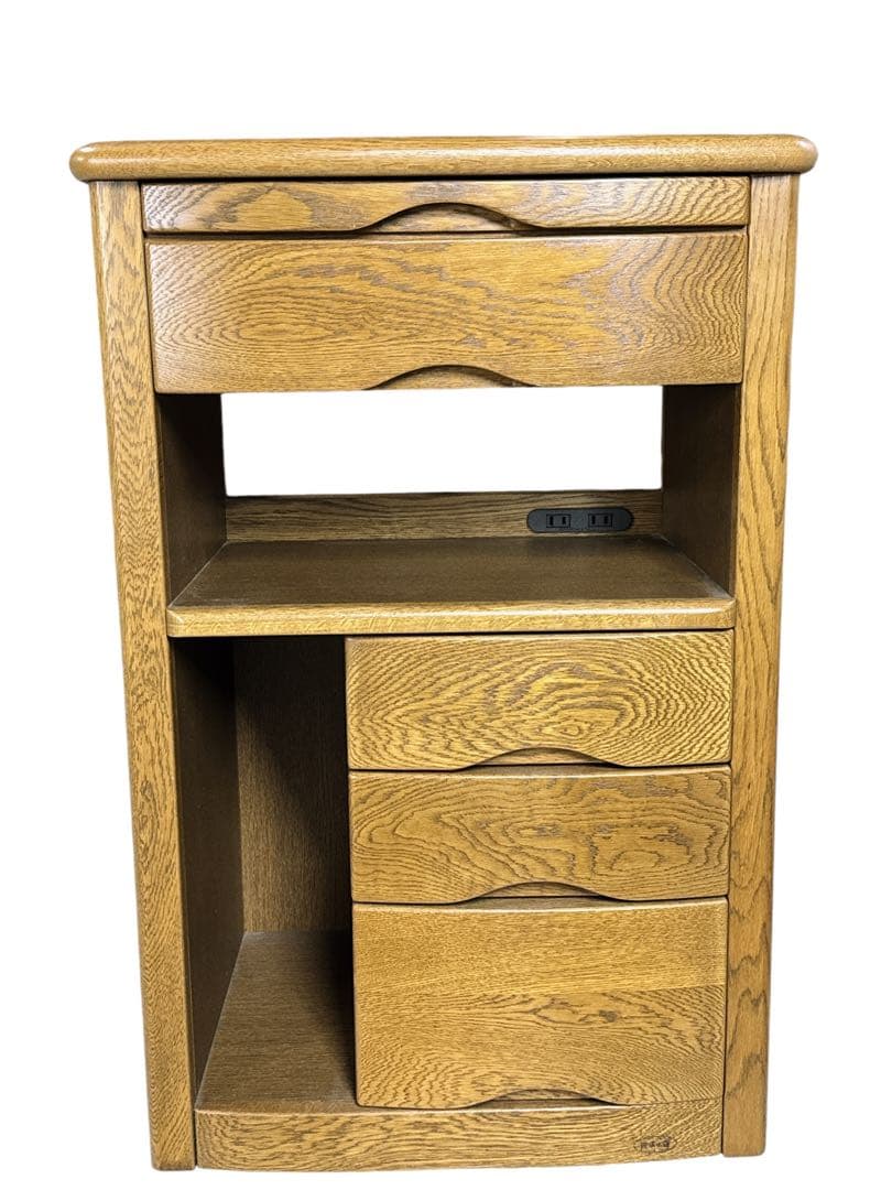 浜本工芸 楢無垢材FAX台 　電話台/リビングボード/サイドボード