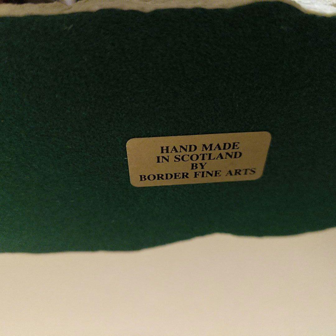 BORDER FINE ARTS 馬と騎手の置物