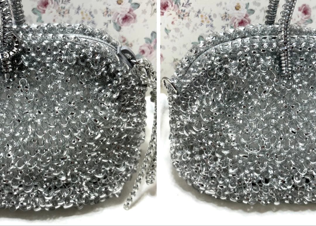 ☆アンテプリマ☆コンフェット スモール シルバー ワイヤーバッグ