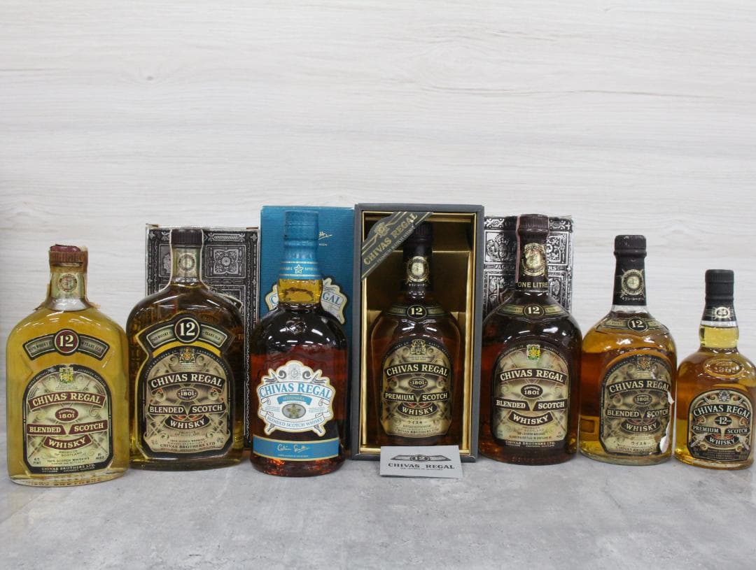 ▲未開栓 7本セット シーバスリーガル スコッチウイスキー 12年 ミズナラ