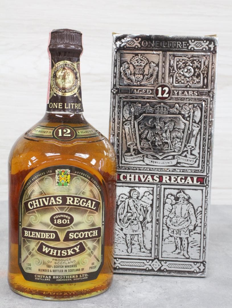 ▲未開栓 7本セット シーバスリーガル スコッチウイスキー 12年 ミズナラ