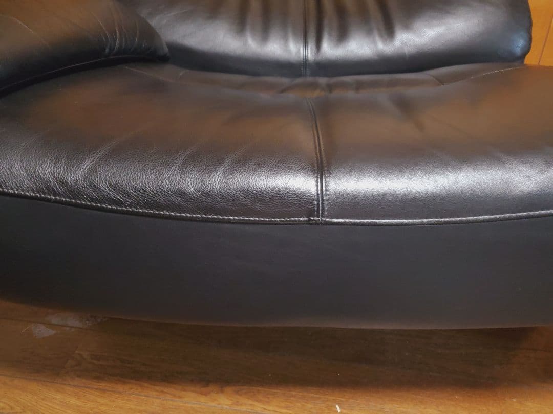 カリモク ZU4219 本革 リクライニングソファー　左右セット　②