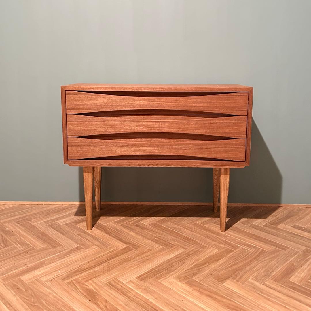は*ち様 チーク サイドボード チェスト 北欧 ミッドセンチュリー ビンテージ