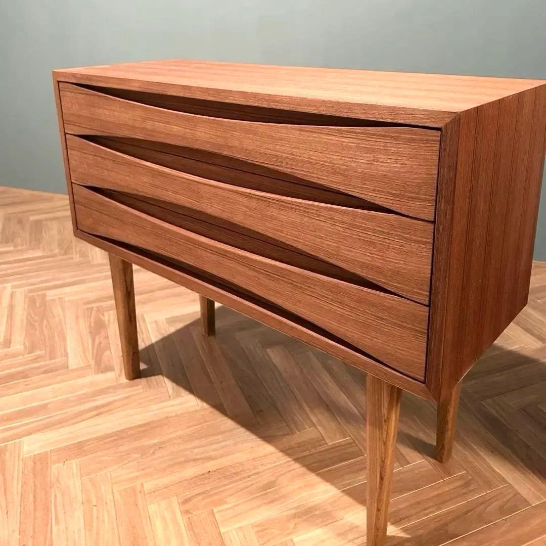 は*ち様 チーク サイドボード チェスト 北欧 ミッドセンチュリー ビンテージ