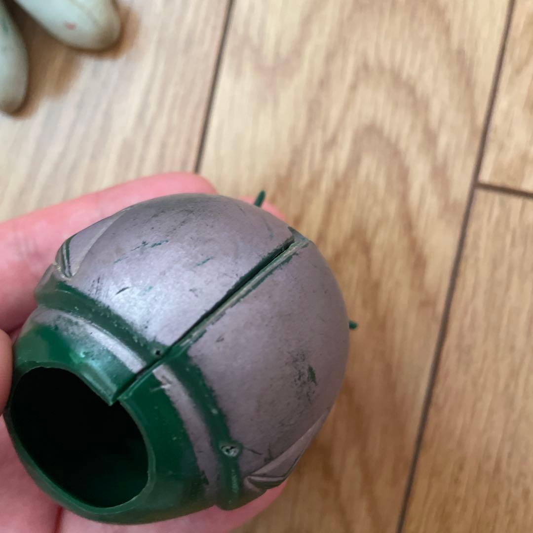 当時物　旧バンダイ　仮面ライダー　面　面取れ　ソフビ