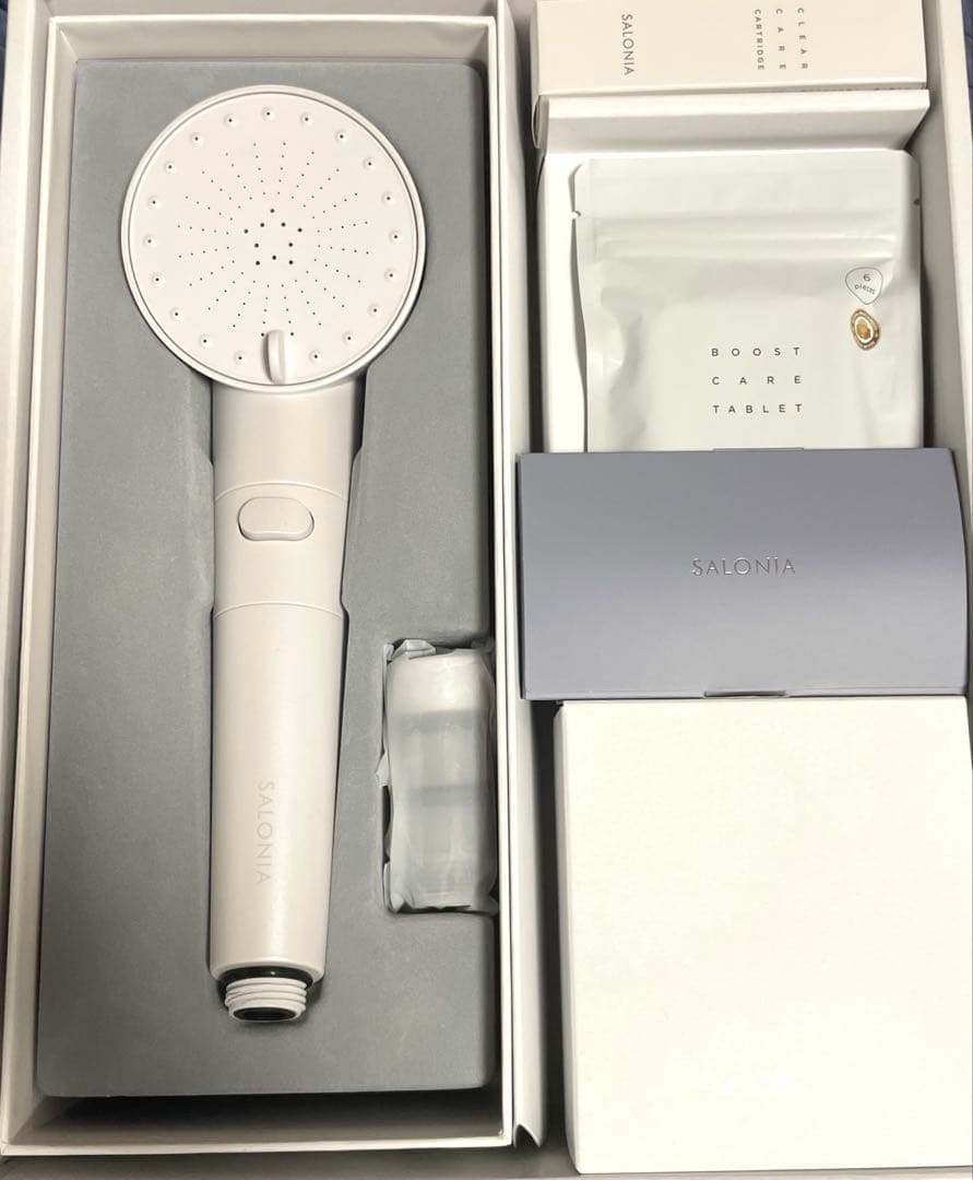 新品未使用 SALONIA FINE BUBBLE CLEAR ホワイト