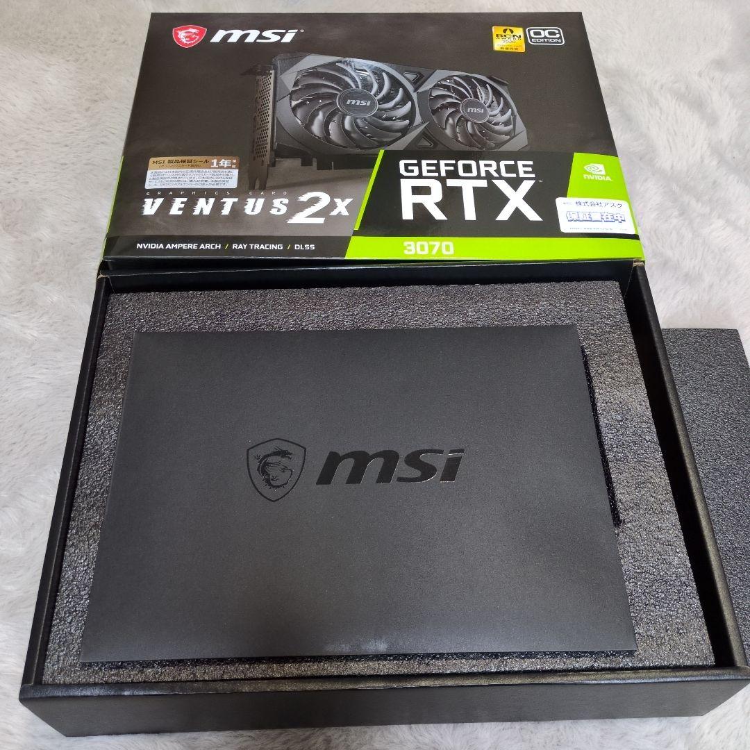 MSI GeForce RTX 3070 Ventus 2X 　（ネジ1つ欠品）