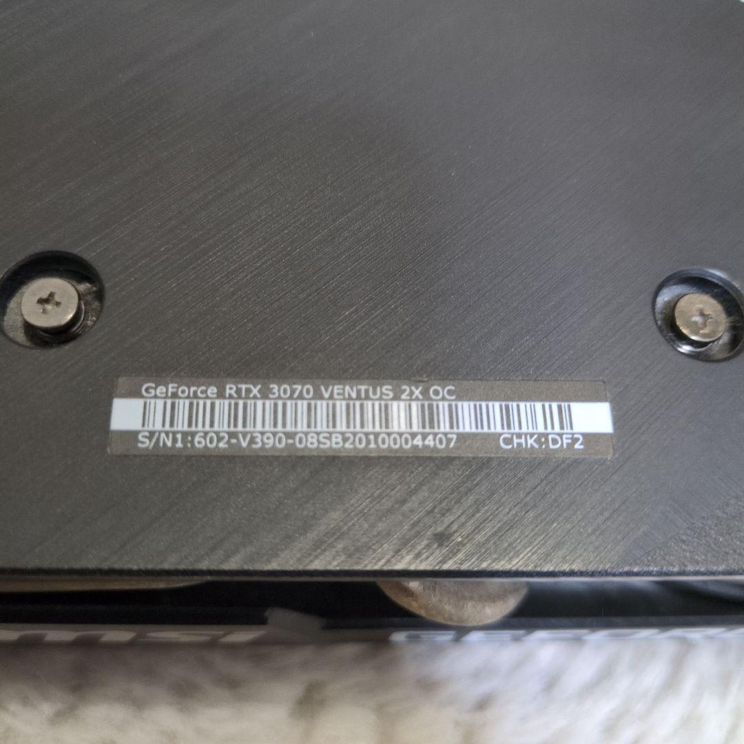 MSI GeForce RTX 3070 Ventus 2X 　（ネジ1つ欠品）