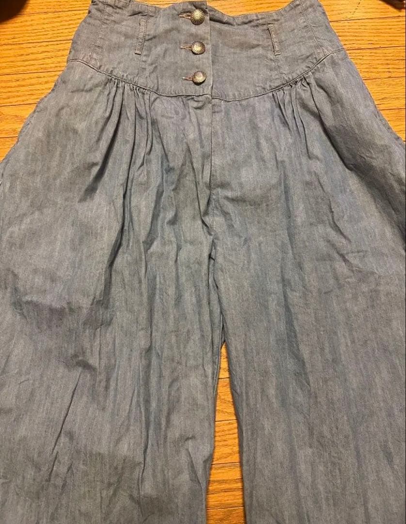 マイルドちゃん専用❖kapitalキャピタル❖デニムキュロットコンチョボタン袴