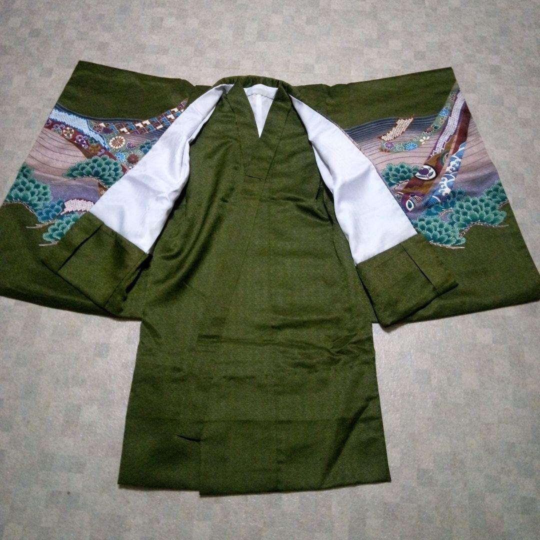 美品【七五三5歳男の子】羽織袴セット『小物付き』